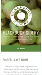 Mobile Screenshot of blackduckcidery.com